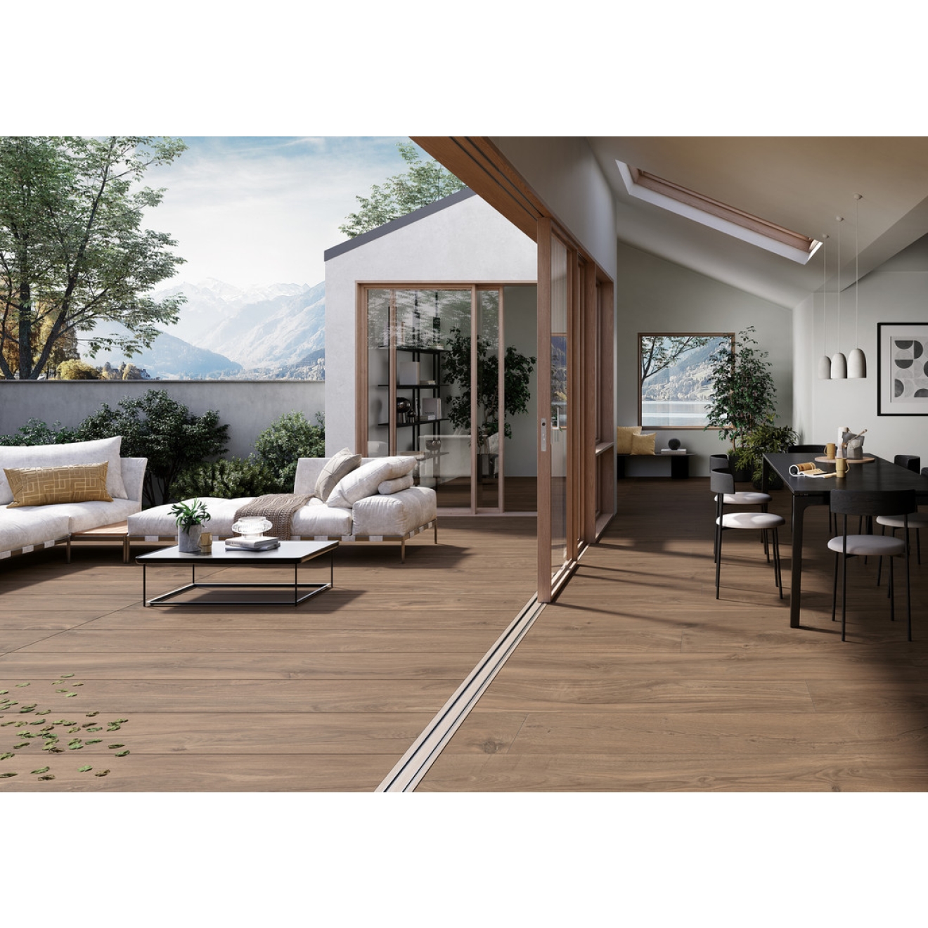 Mirage Jurupa Camp Radiale Terrassenplatte 30x120 cm