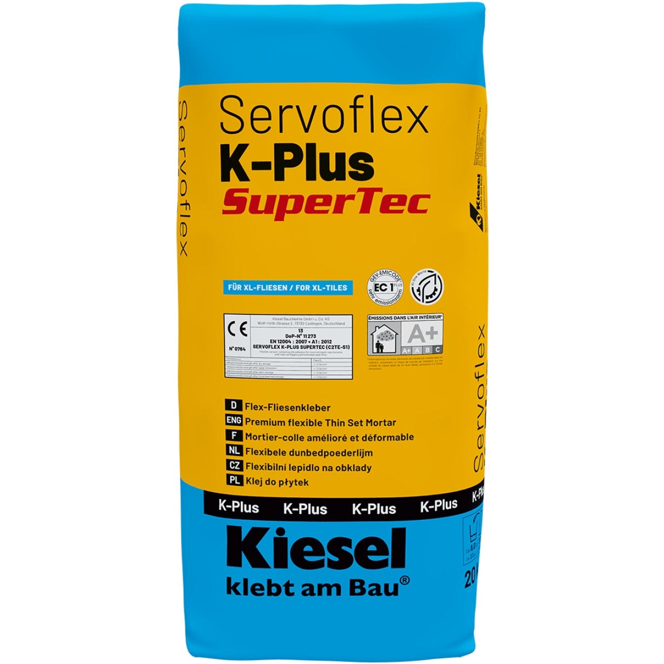 Kiesel Servoflex K-Plus SuperTec Flex-Fliesenkleber 5 kg Sack