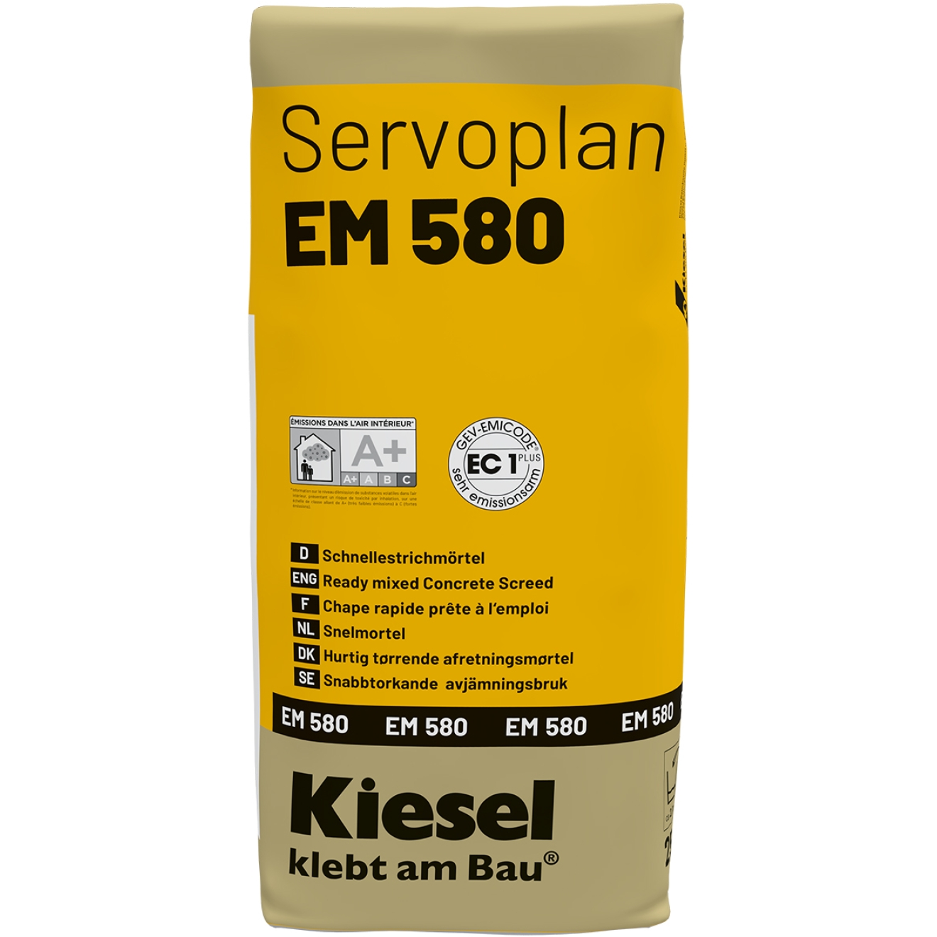 Kiesel Servoplan EM 580 Schnellestrichmörtel 25 kg Sack