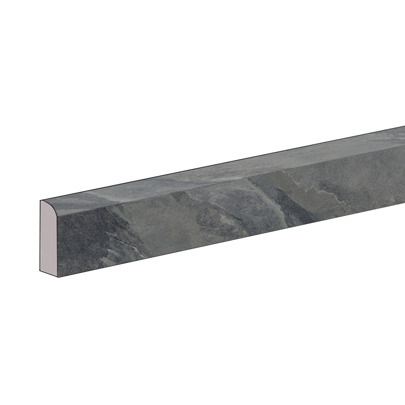 Keope Ubik Anthracite Sockel ULTRAmatt 4,6x120 cm
