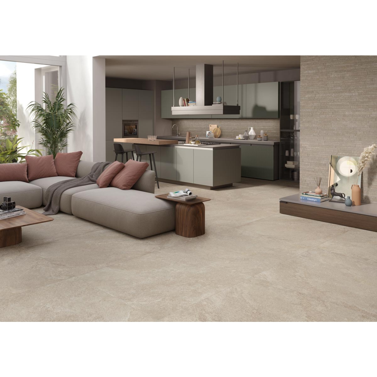 Keope Arke Beige Boden- und Wandfliese ULTRAmatt 60x120 cm