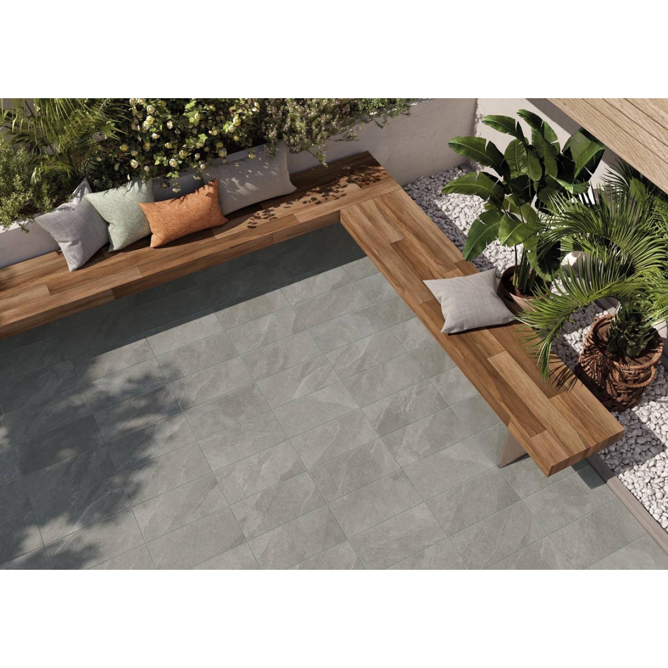 Keope Discovery Ardesia Grey Boden- und Wandfliese ULTRAmatt (R11) 22,5x45,3 cm