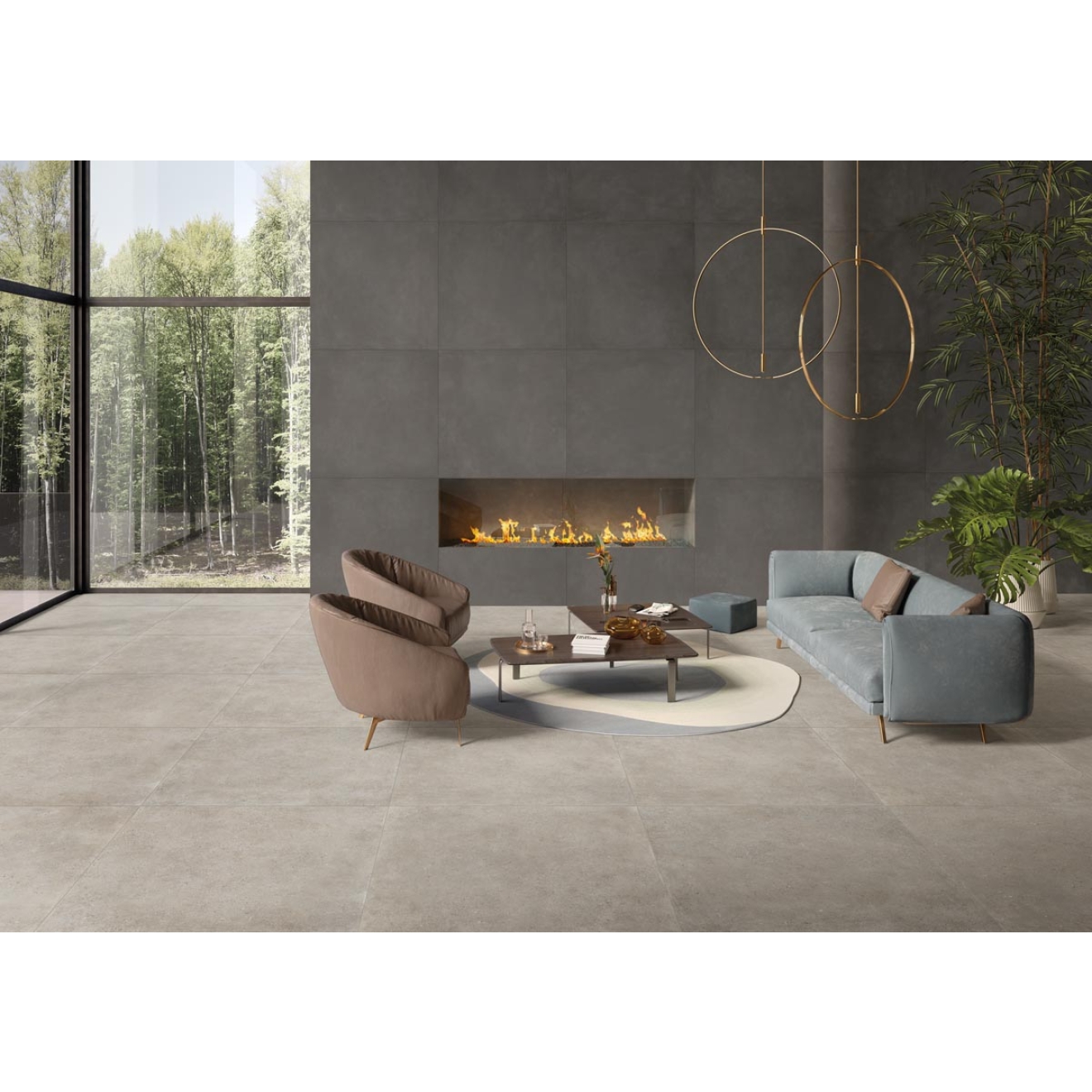 Keope District Silver Boden- und Wandfliese ULTRAmatt (R11) 60x60 cm