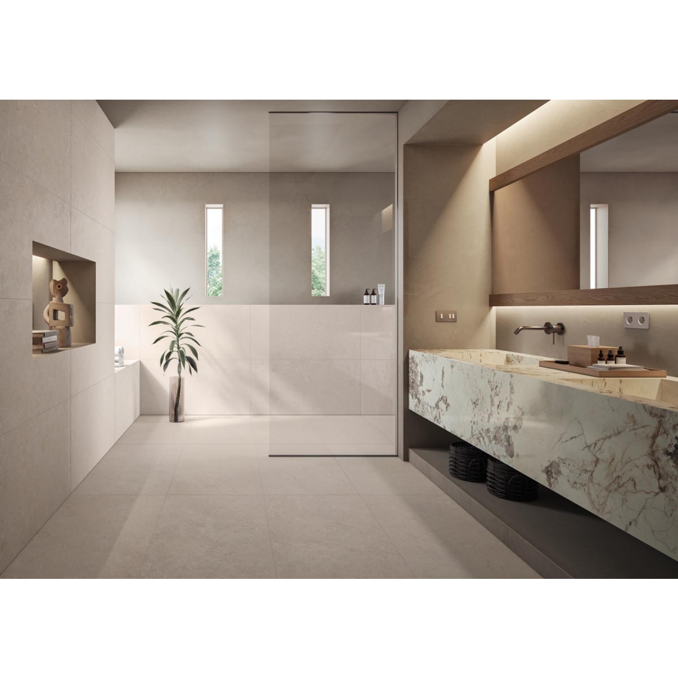 Keope Heritage Pearl Boden- und Wandfliese ULTRAmatt 60x120 cm