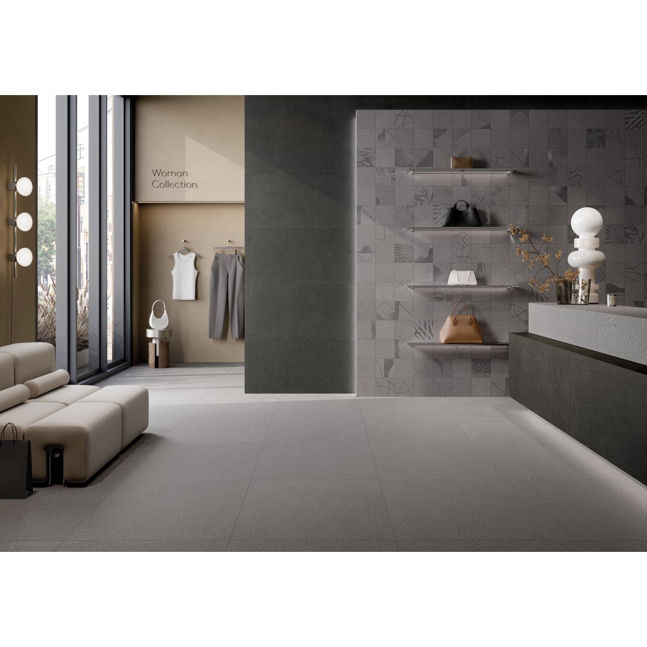 Keope Lavica Grey Boden- und Wandfliese ULTRAmatt 60x120 cm