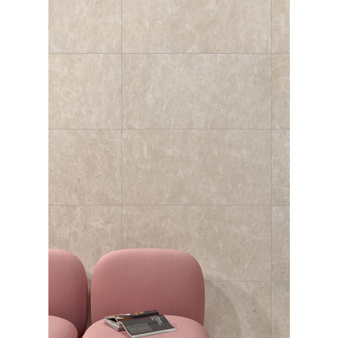 Keope Omnia Venezia Ivory Boden- und Wandfliese ULTRAmatt 40x80 cm