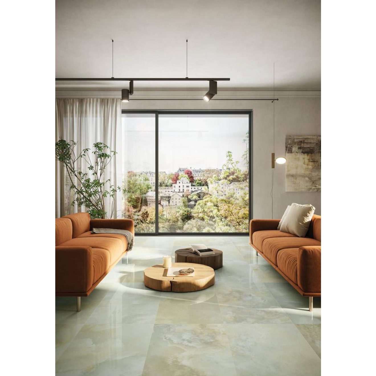 Keope Onice Multicolor Boden- und Wandfliese Lappato (poliert) 60x120 cm