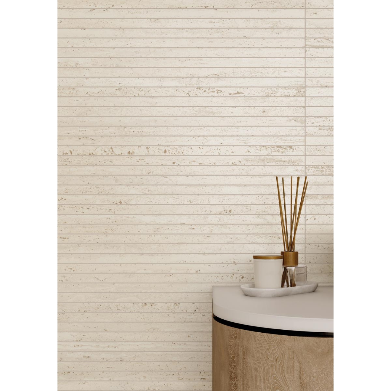 Keope Trevi Ivory Boden- und Wandfliese Silky 60x120 cm