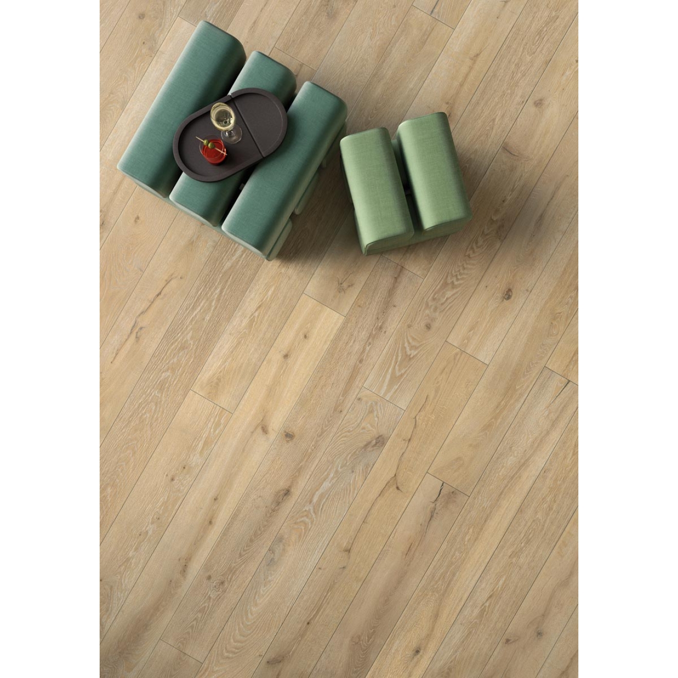 Keope Unica Almond Boden- und Wandfliese Natural (R9) 20x120 cm