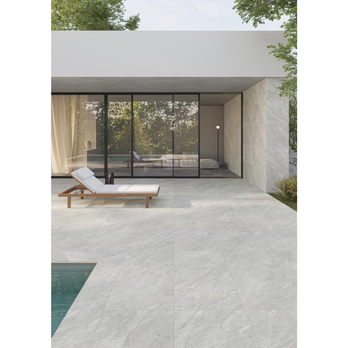 Keope Versilia Bardiglio Silver Boden- und Wandfliese ULTRAsilky 120x120 (119,5x119,5) cm