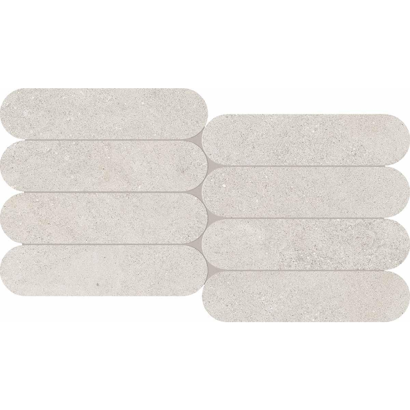 Keope Grace Silver Mosaik Biscuits ULTRAmatt 28,5x55,5 cm