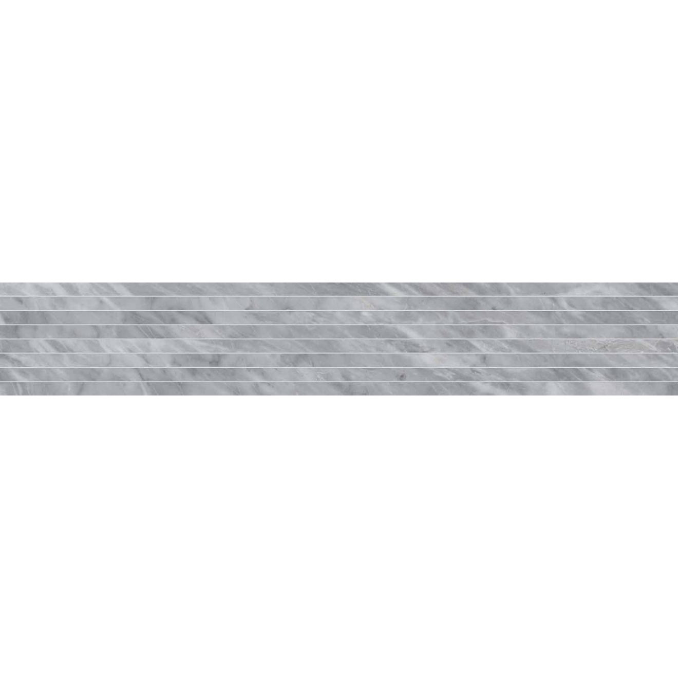 Keope Versilia Nuvolato Grey Dekor Plisse ULTRAsilky 20x120 cm
