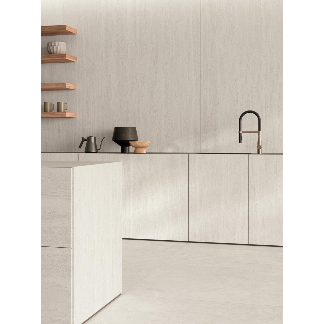 Keope Trevi White Boden- und Wandfliese ULTRAmatt 60x120 cm