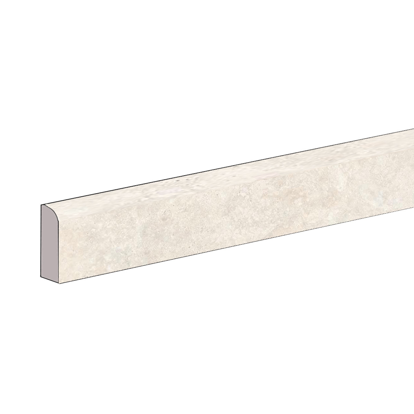 Keope Trevi Cross Ivory Sockel ULTRAmatt 4,6x120 cm
