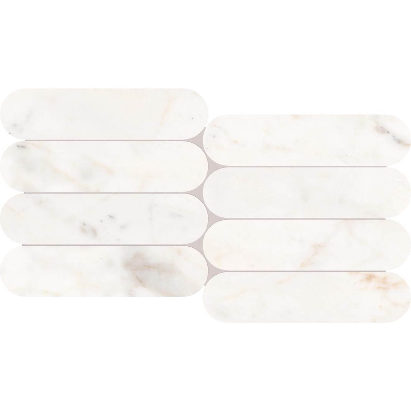 Keope Versilia Michelangelo White Dekor Biscuit 28,5x55,5 cm