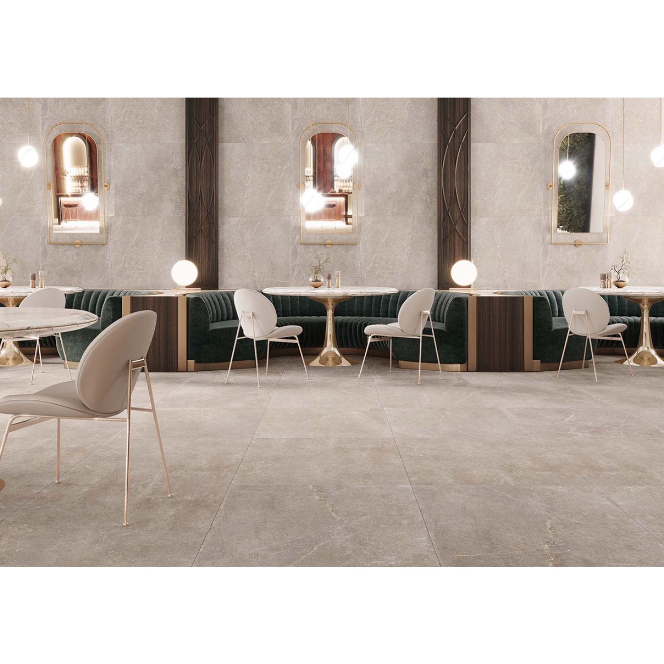 Keraben Bleuemix Boden- und Wandfliese Taupe Natural 60x120 cm