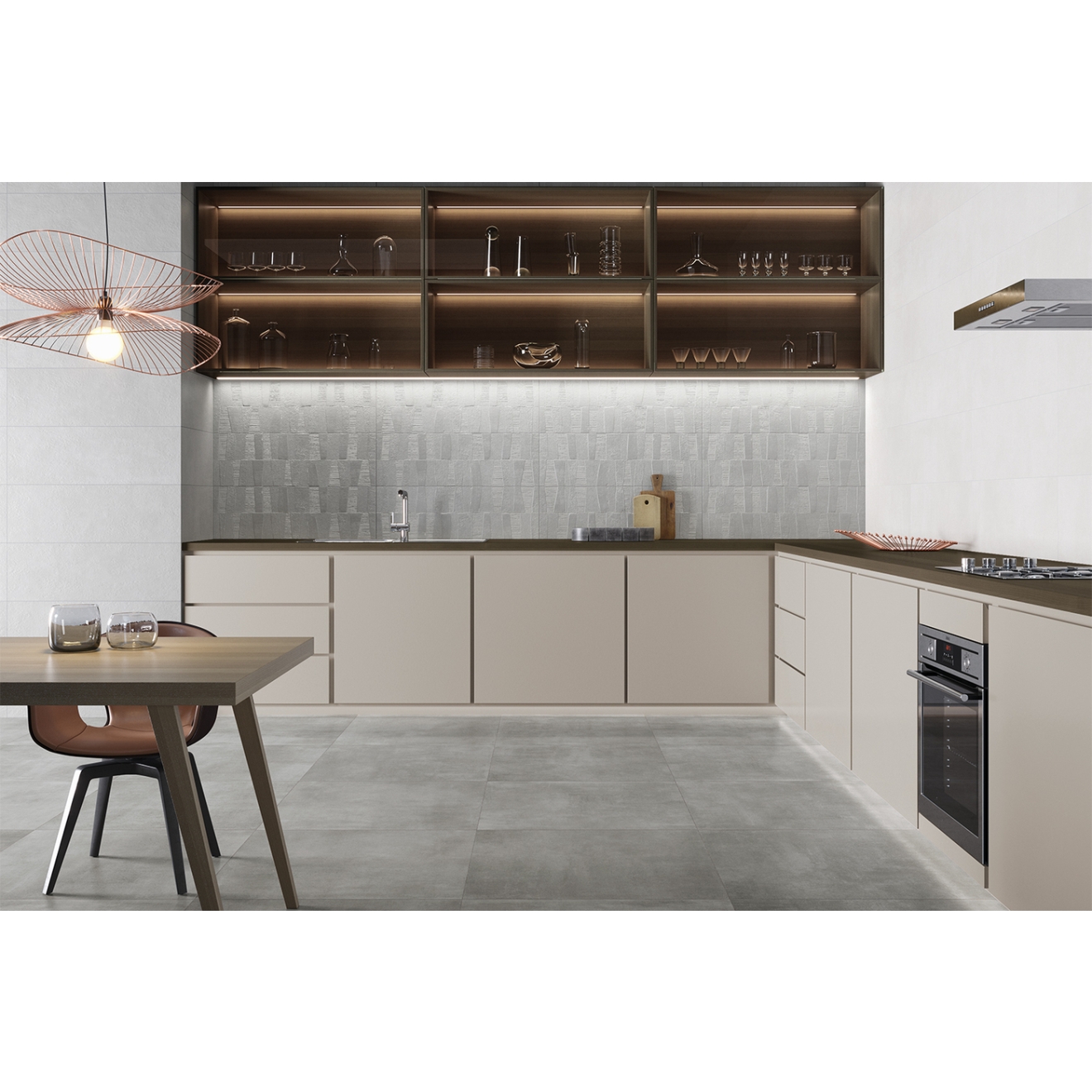 Keraben Boreal Dekor Concept White 30x90 cm - matt strukturiert