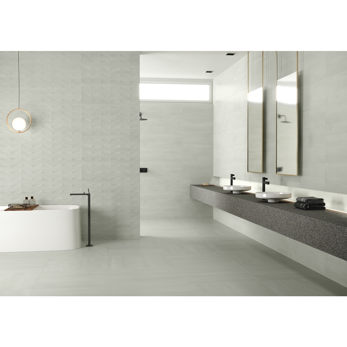 Keraben Elven Wandfliese Blanco 30x90 cm