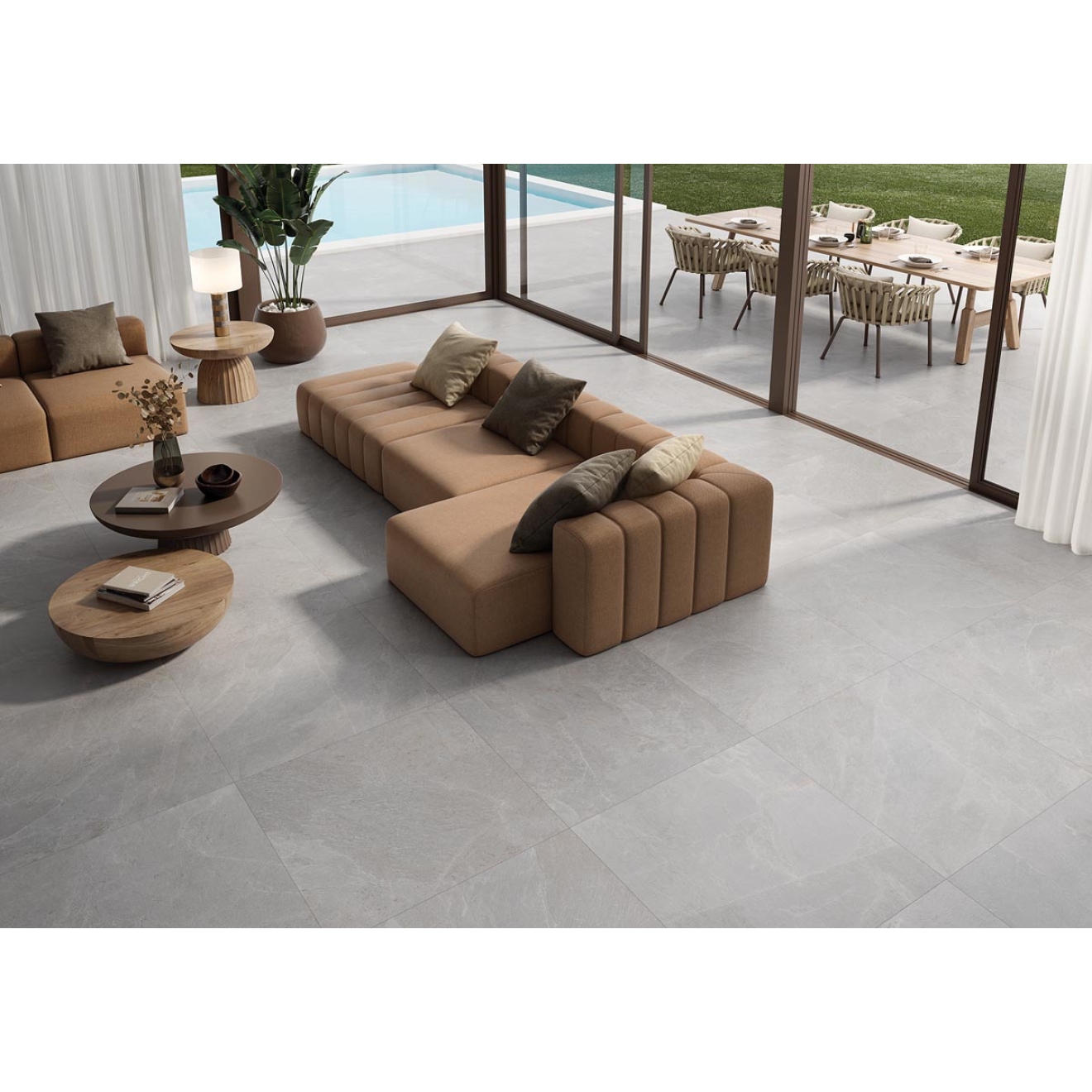 Keraben Masaya Grey Boden- und Wandfliese Natural 60x120 cm