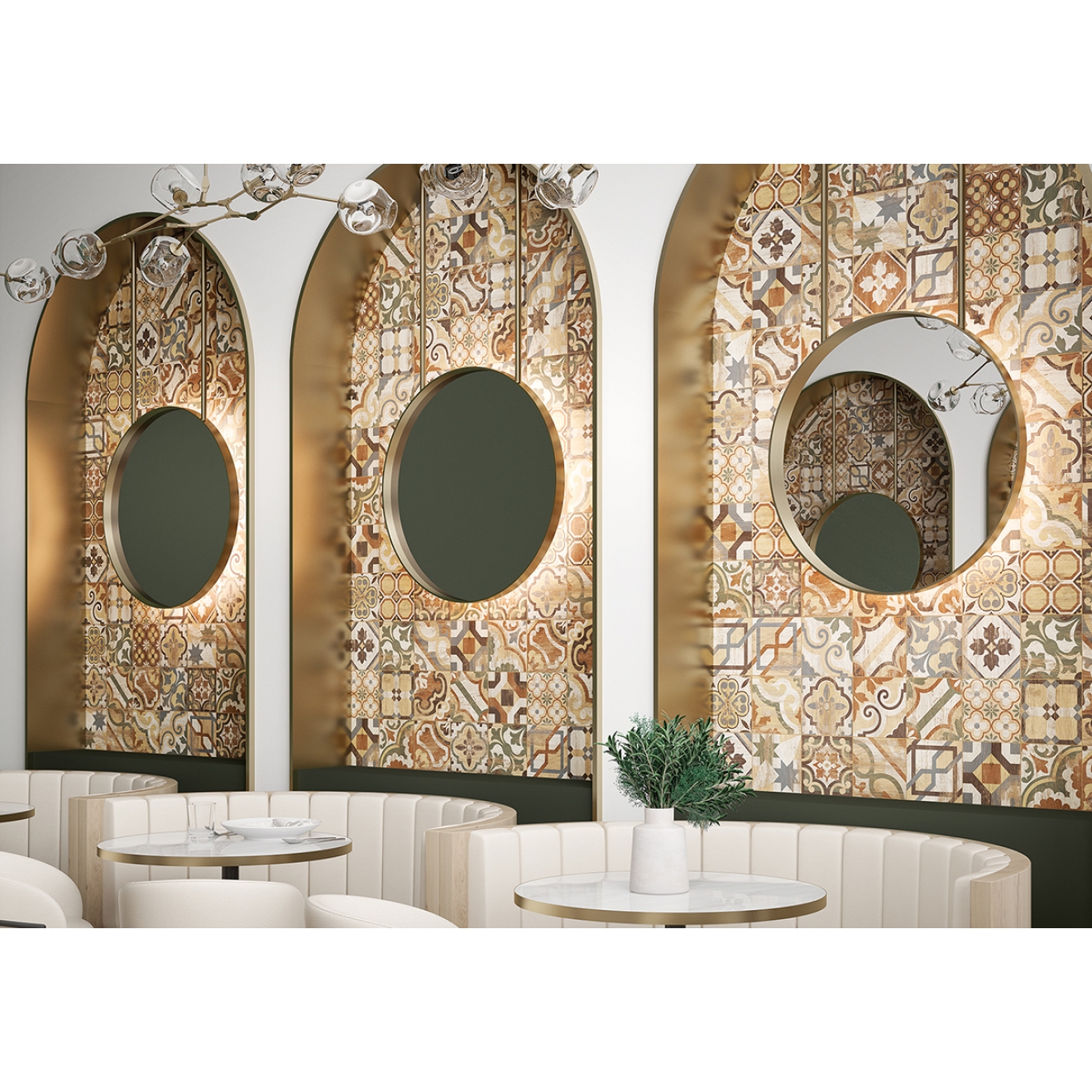 Keraben Naturwood Boden- und Wandfliese Hidraulicwood Colors 20x20 cm