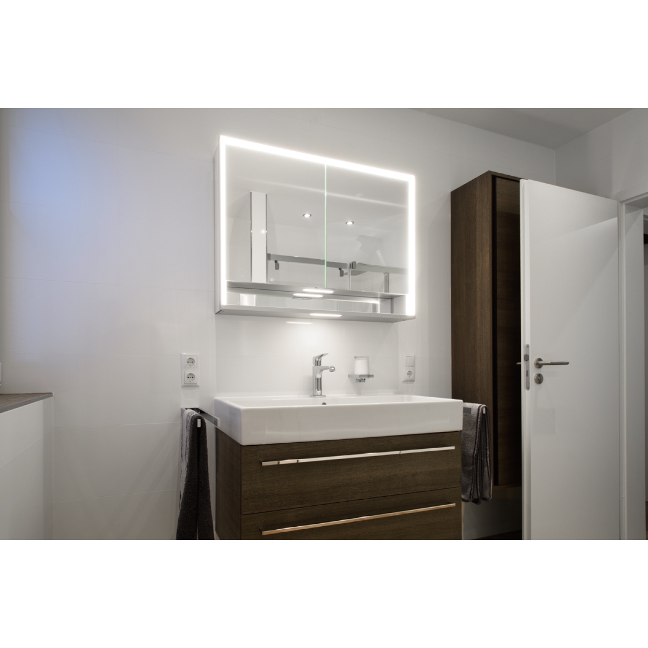 Keraben Superwhite Wandfliese weiß 40x120 cm - matt - Silk Touch