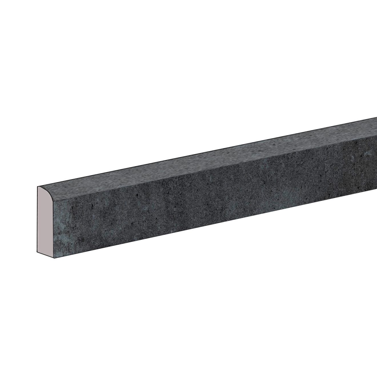 Gambini Unika Carbon Sockel rektifiziert 7x60 cm