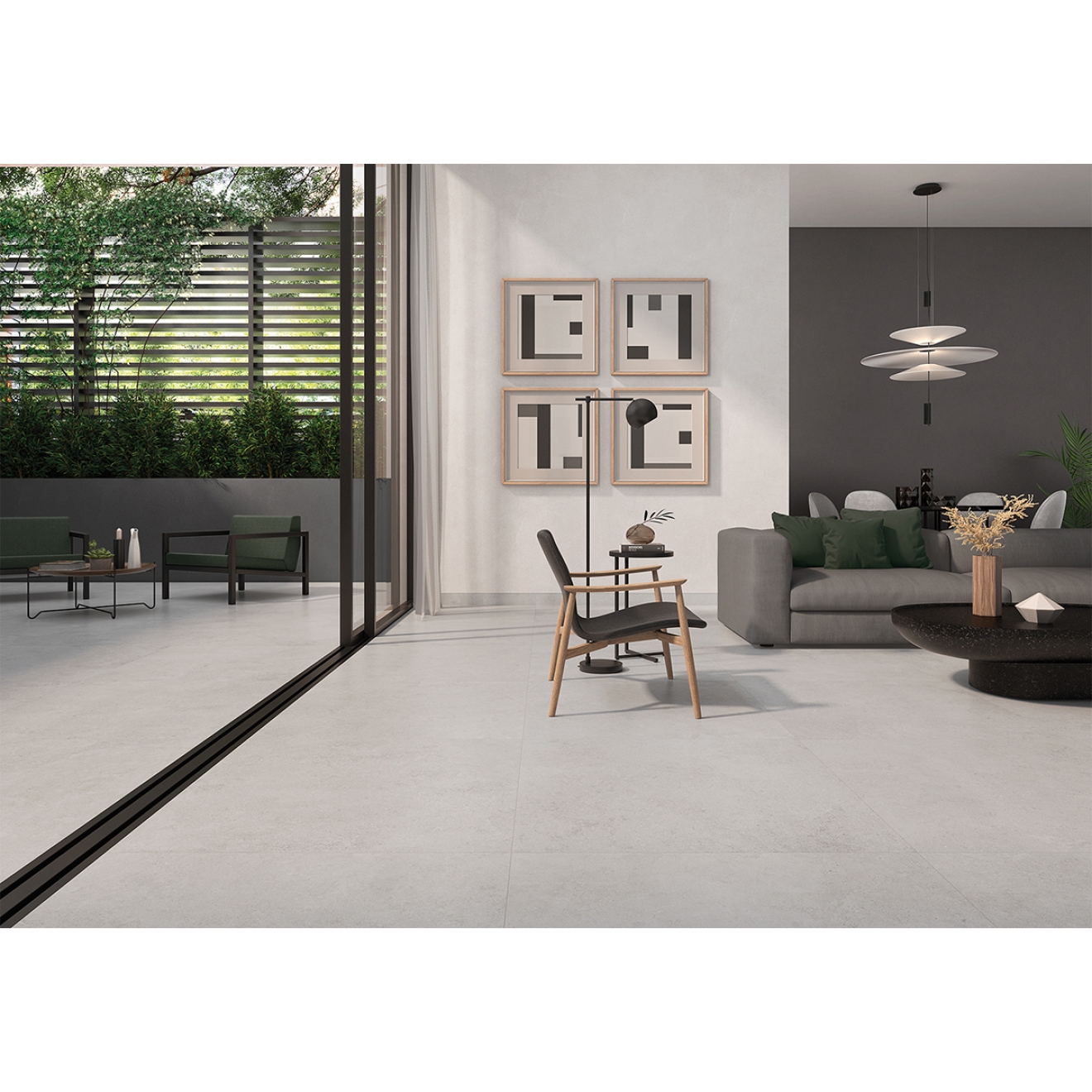 Keraben Verse Boden- und Wandfliese Grey Soft 90x90 cm