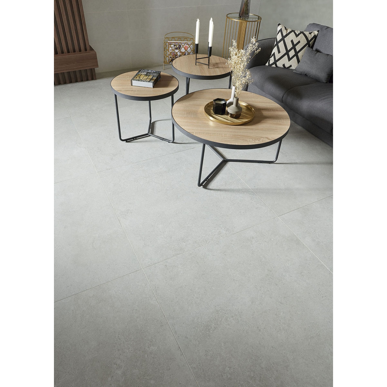 Keraben Verse Boden- und Wandfliese Grey Soft 90x90 cm