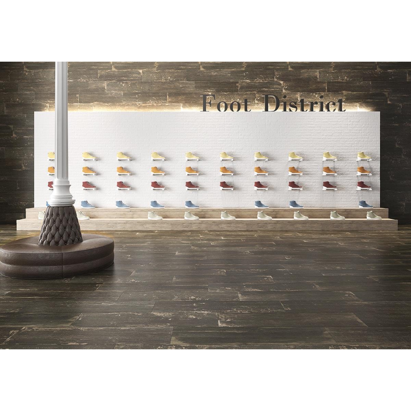 Keraben Wall Brick Wandfliese White 30x90 cm