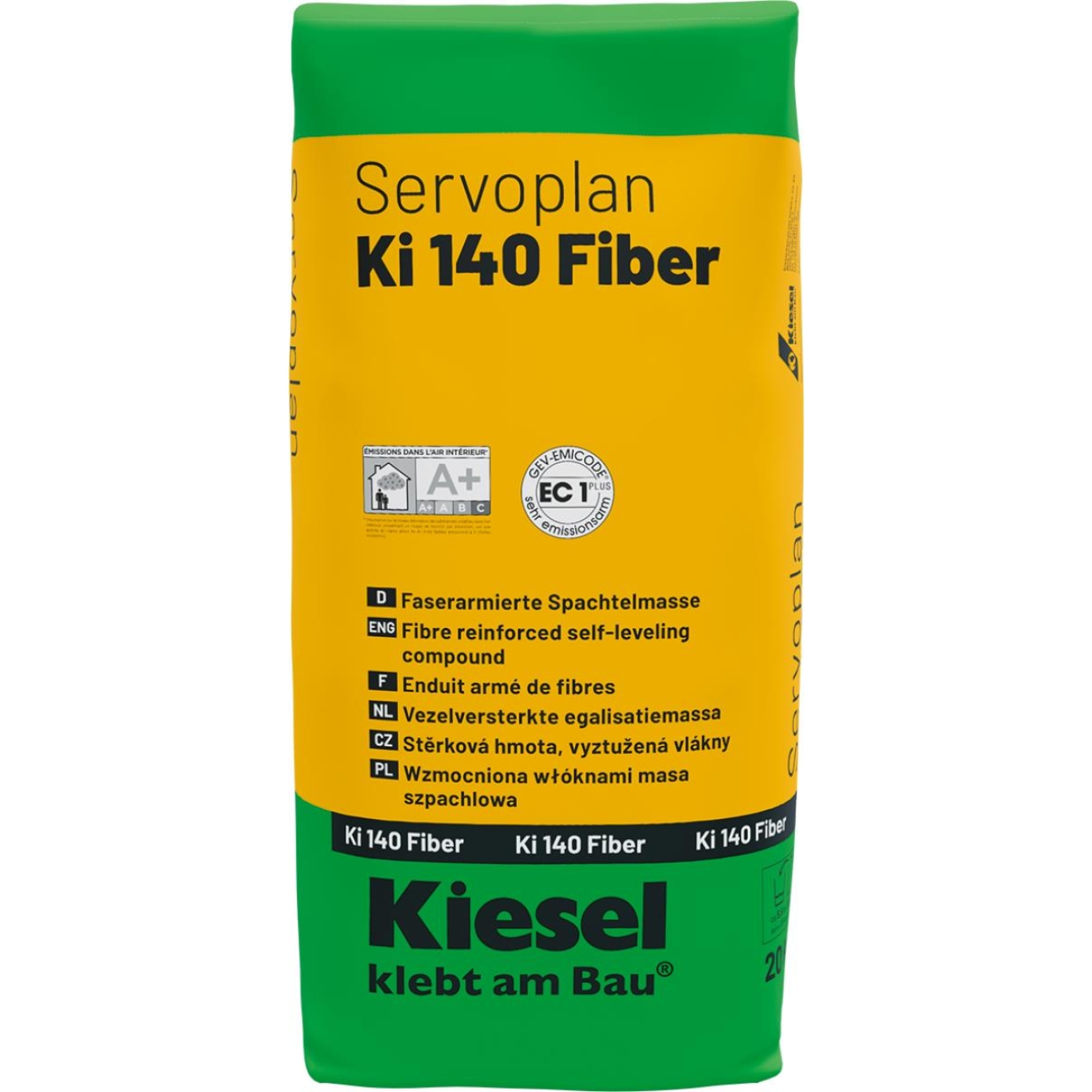 Kiesel Servoplan Ki 140 Fiber faserarmierte Zementspachtelmasse 20 kg Sack