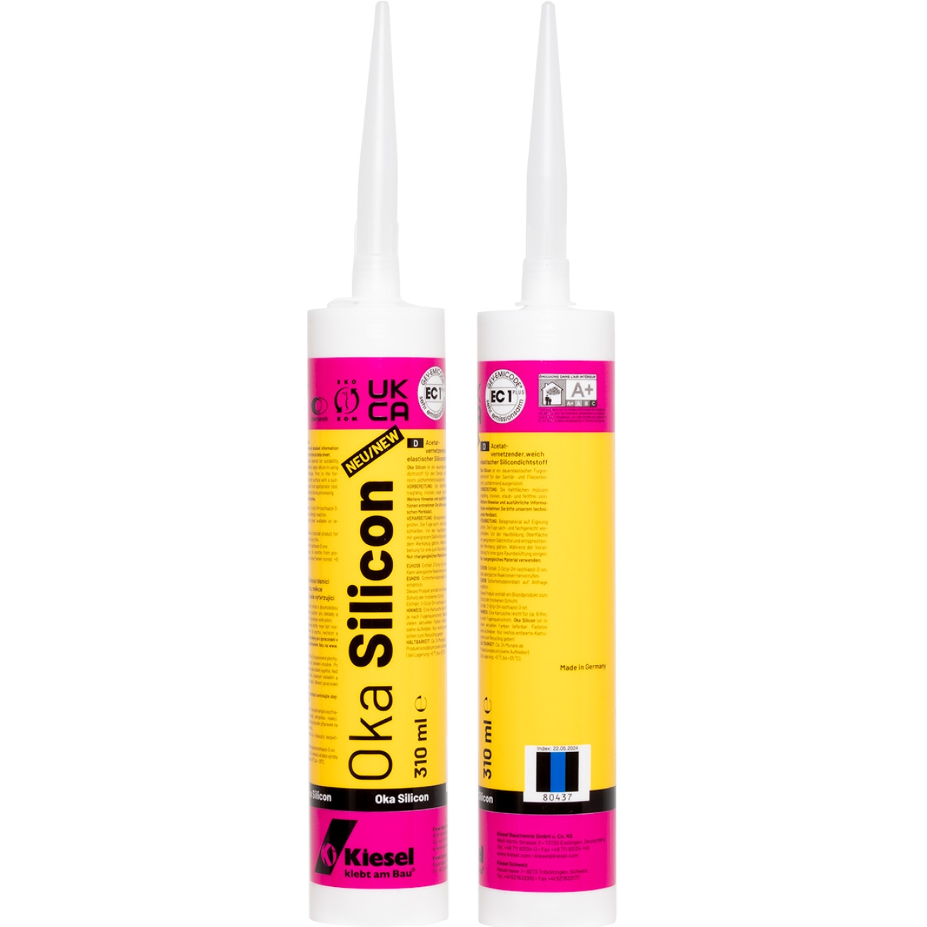 Kiesel Oka Silicon sandgrau Siliconfuge