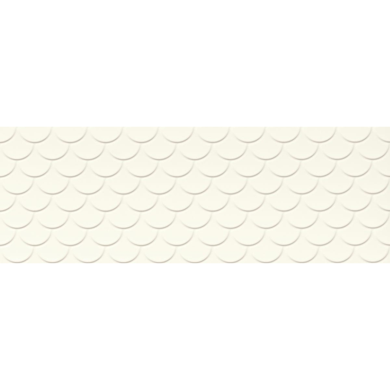 Love Tiles Genesis Shell White Matt 35x100 cm Wanddekor