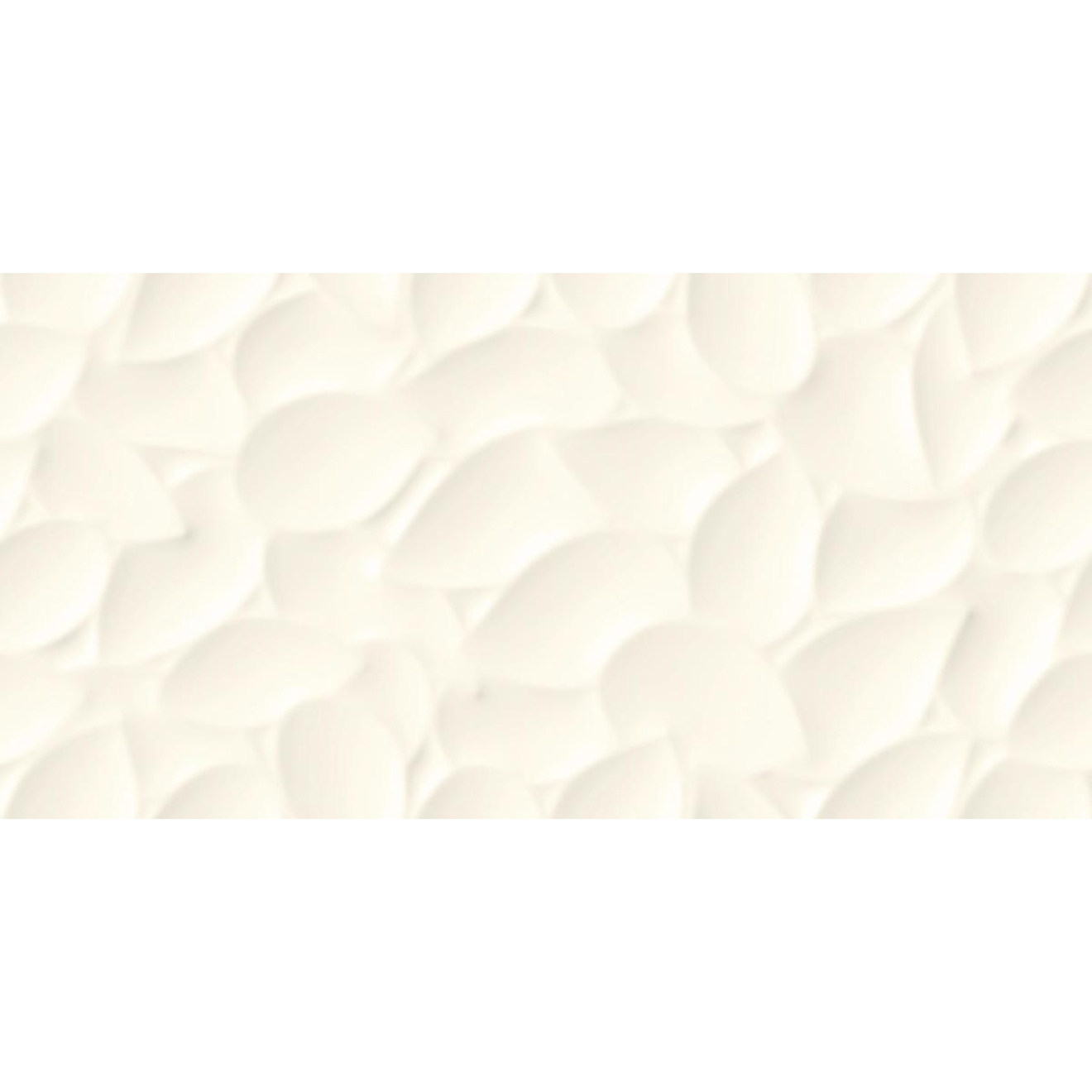Love Tiles Genesis Leaf White Matt 30x60 cm Wanddekor