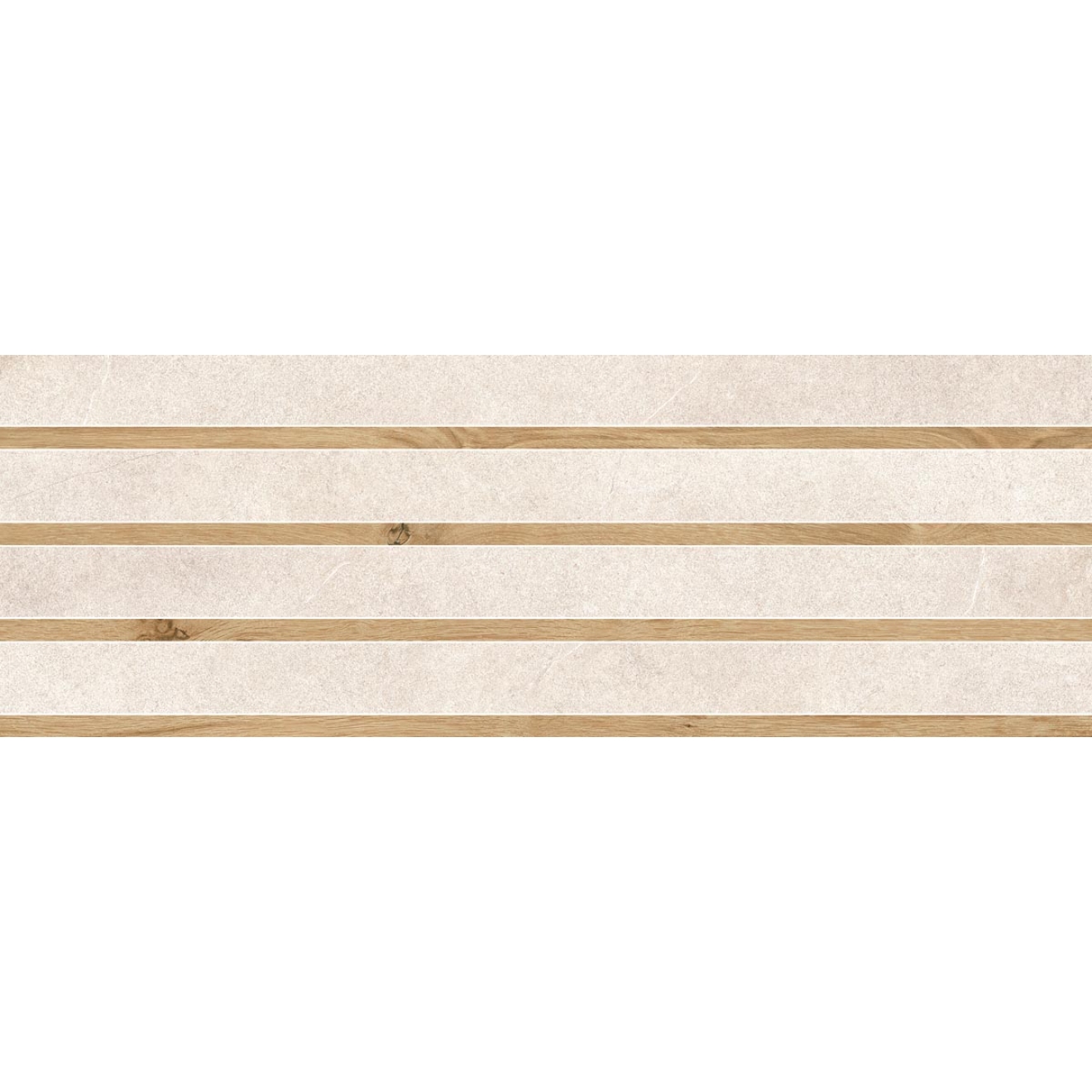 Love Tiles Sense Channel White Natural 35x100 cm Wanddekor