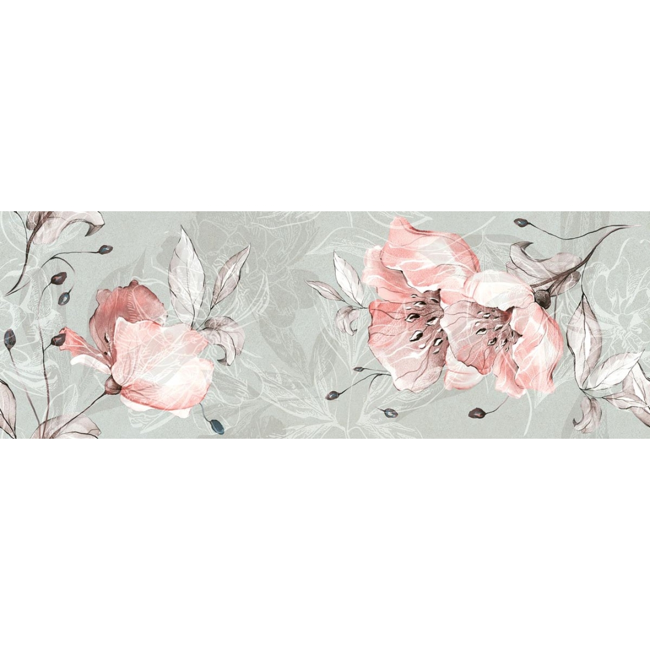 Love Tiles Sense Floral Natural 35x100 cm Wanddekor