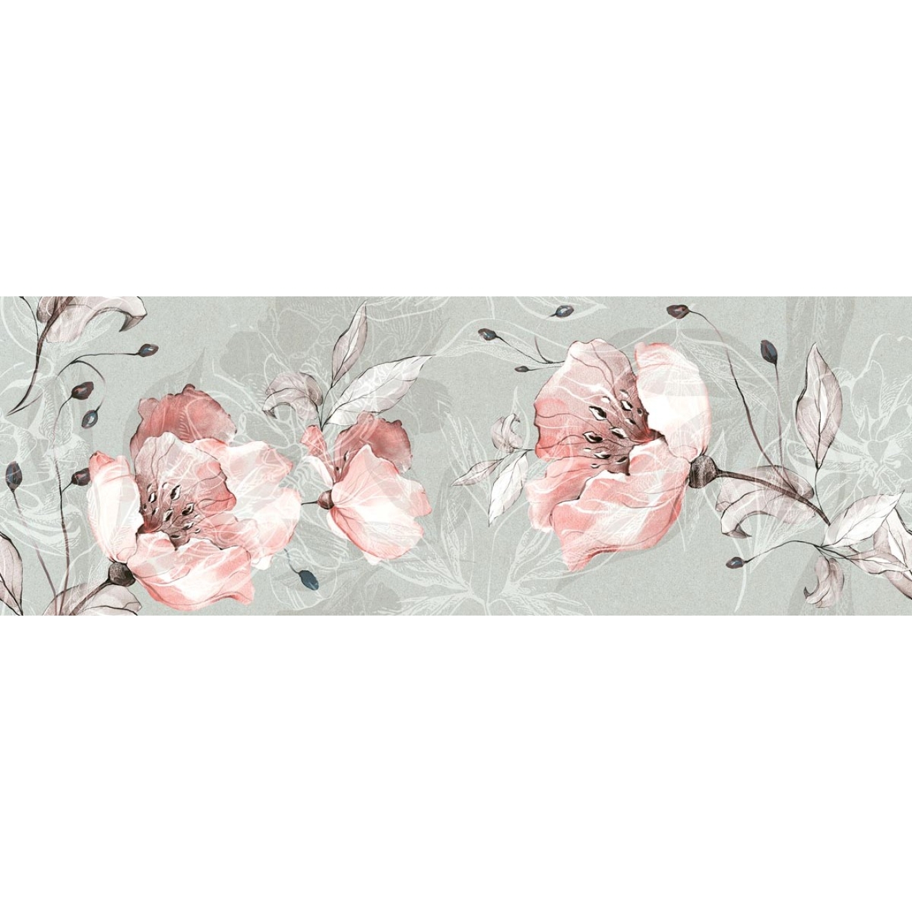 Love Tiles Sense Floral Natural 35x100 cm Wanddekor