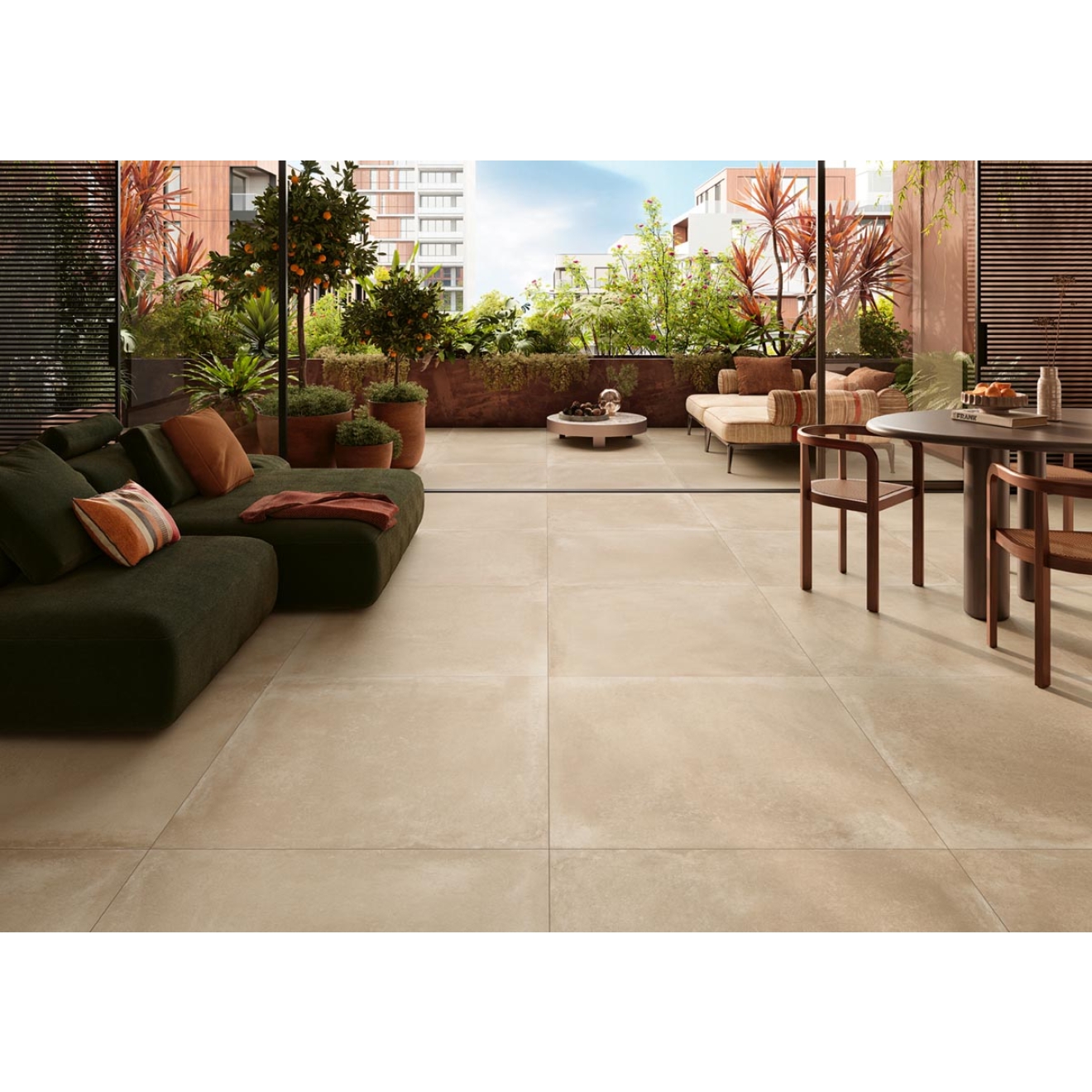 Love Tiles Legacy Beige Terrassenplatte 80x80 cm
