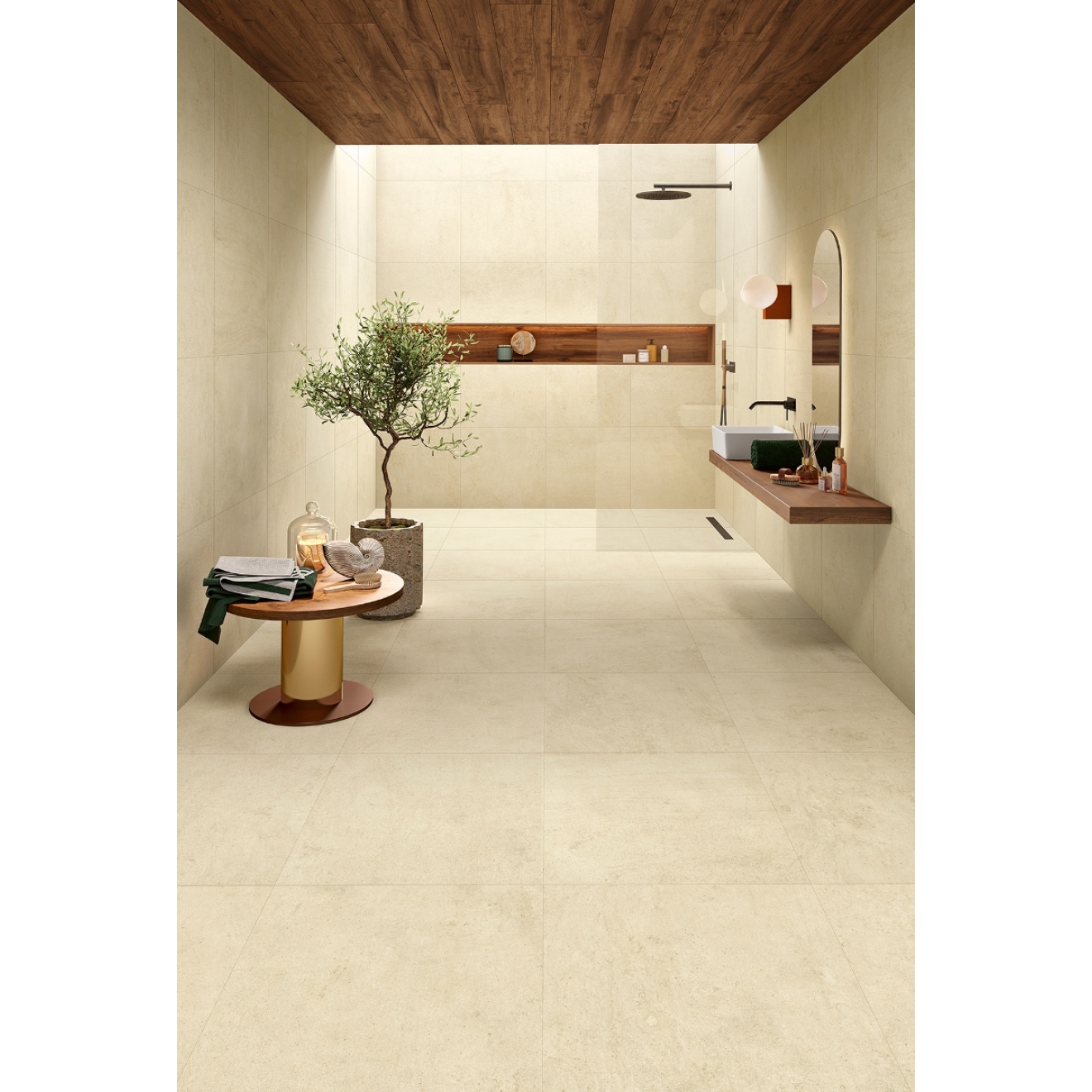 Margres Hybrid White Antislip Bodenfliese 60x120 cm