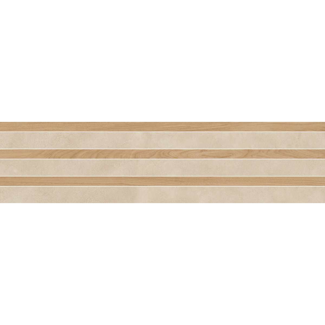 Margres Metropolis Capital Beige Anpoliert Dekor 30x120 cm