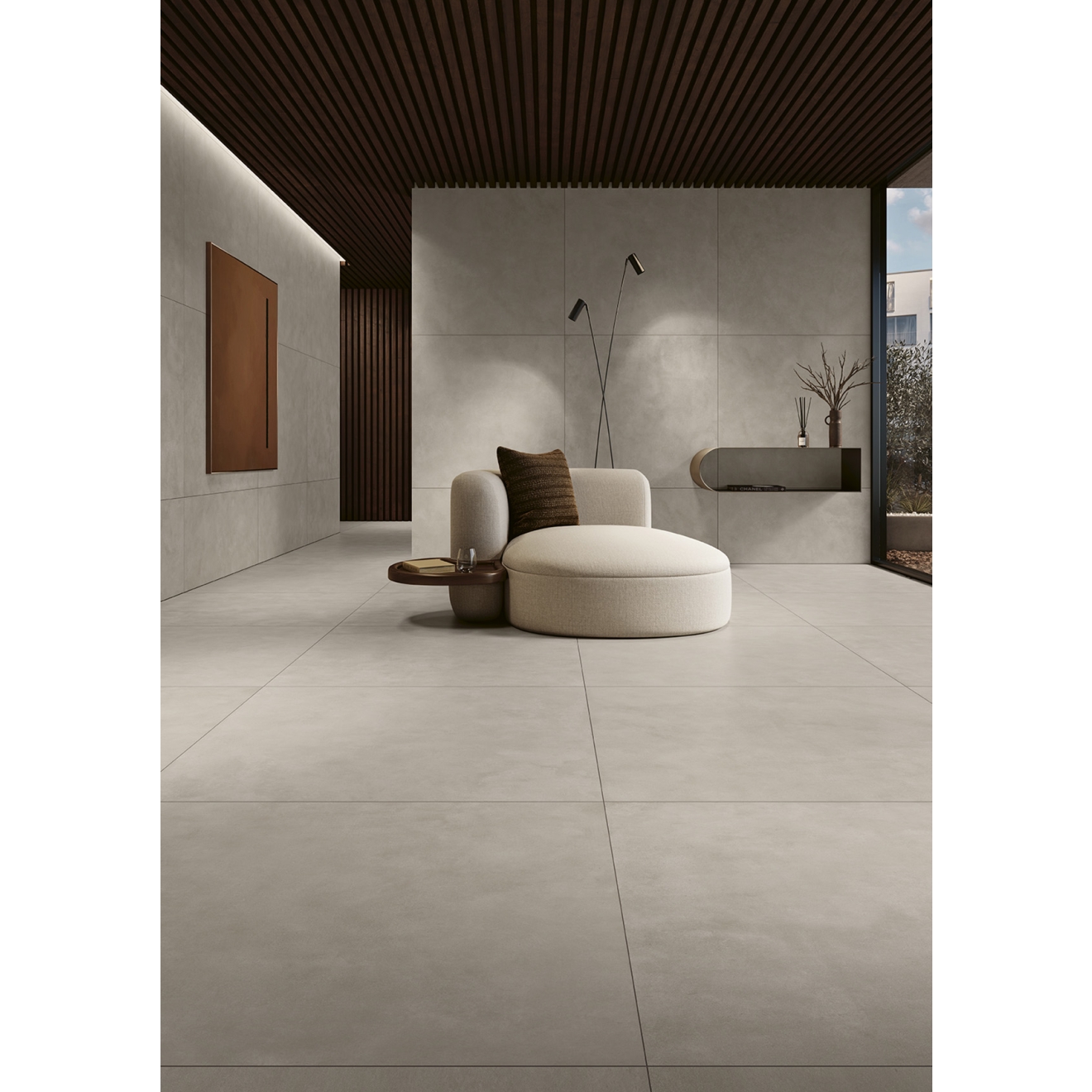 Margres Metropolis Light Grey Anpoliert Boden- und Wandfliese 60x120 cm