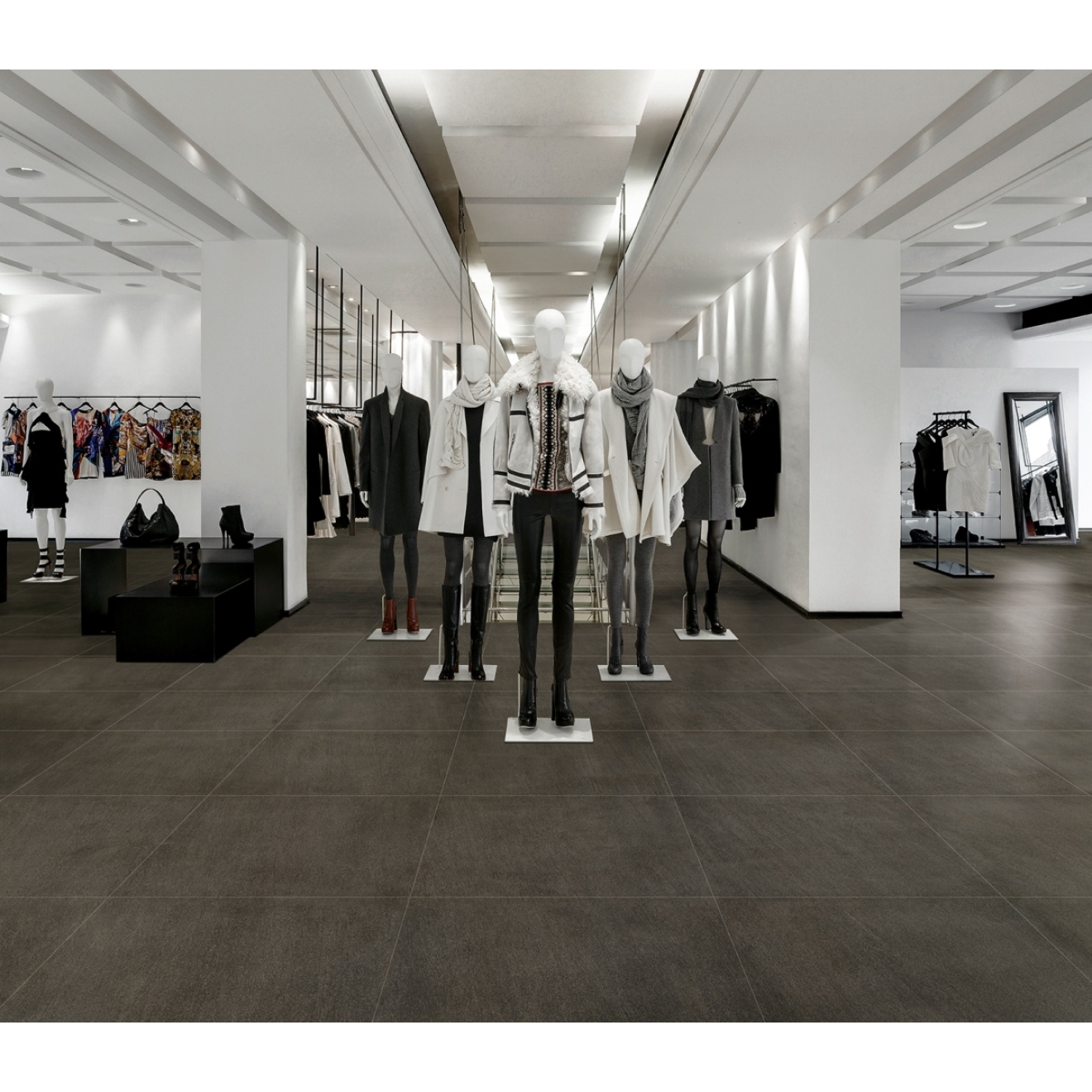 Margres Slabstone Grey Anpoliert Boden- und Wandfliese 60x60 cm