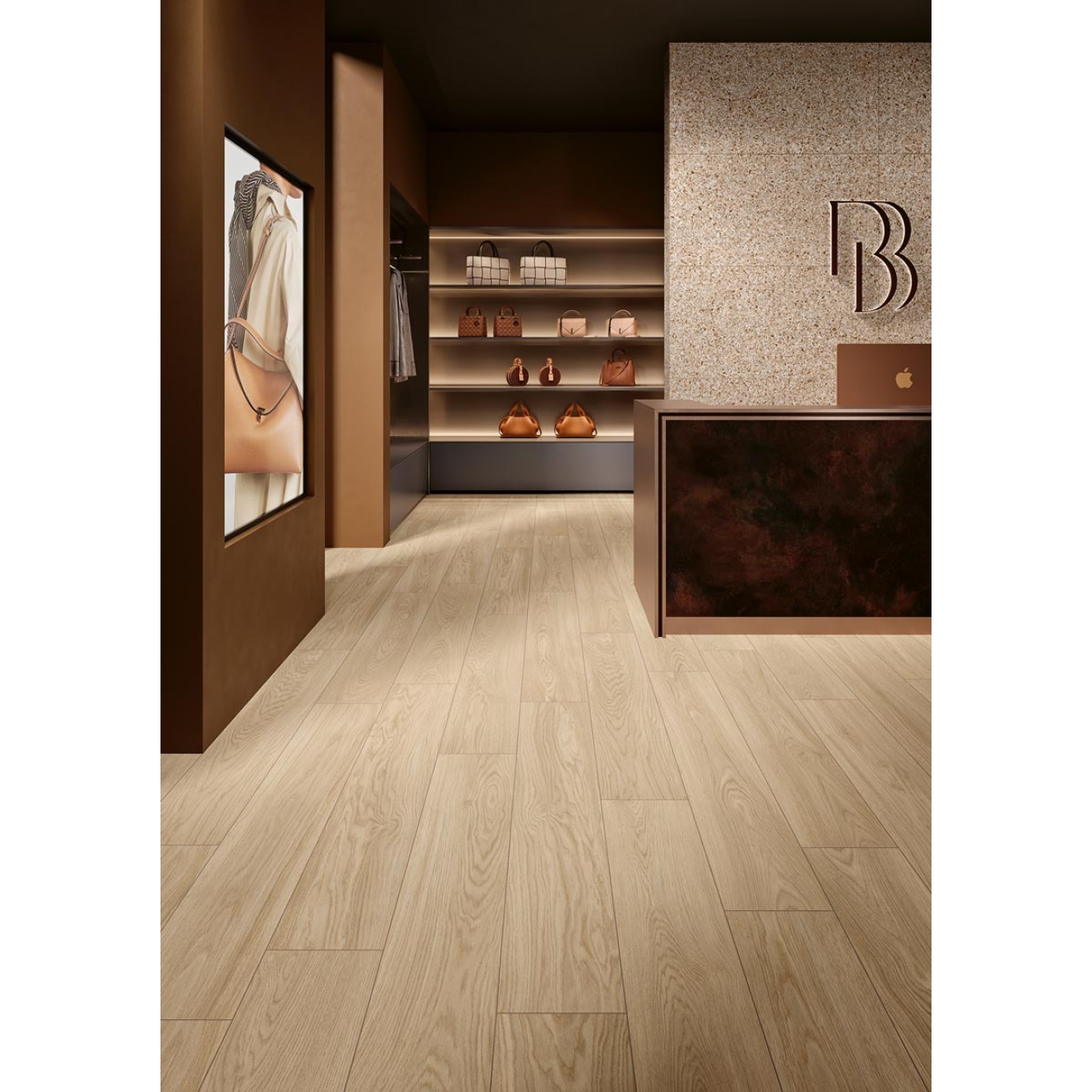 Margres Bare&Bold Bare Cream Natural Boden- und Wandfliese 20x120 cm