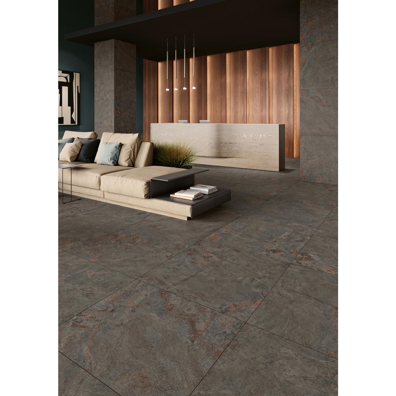 Margres Thunder Rust NAT Boden- und Wandfliese 90x90 cm