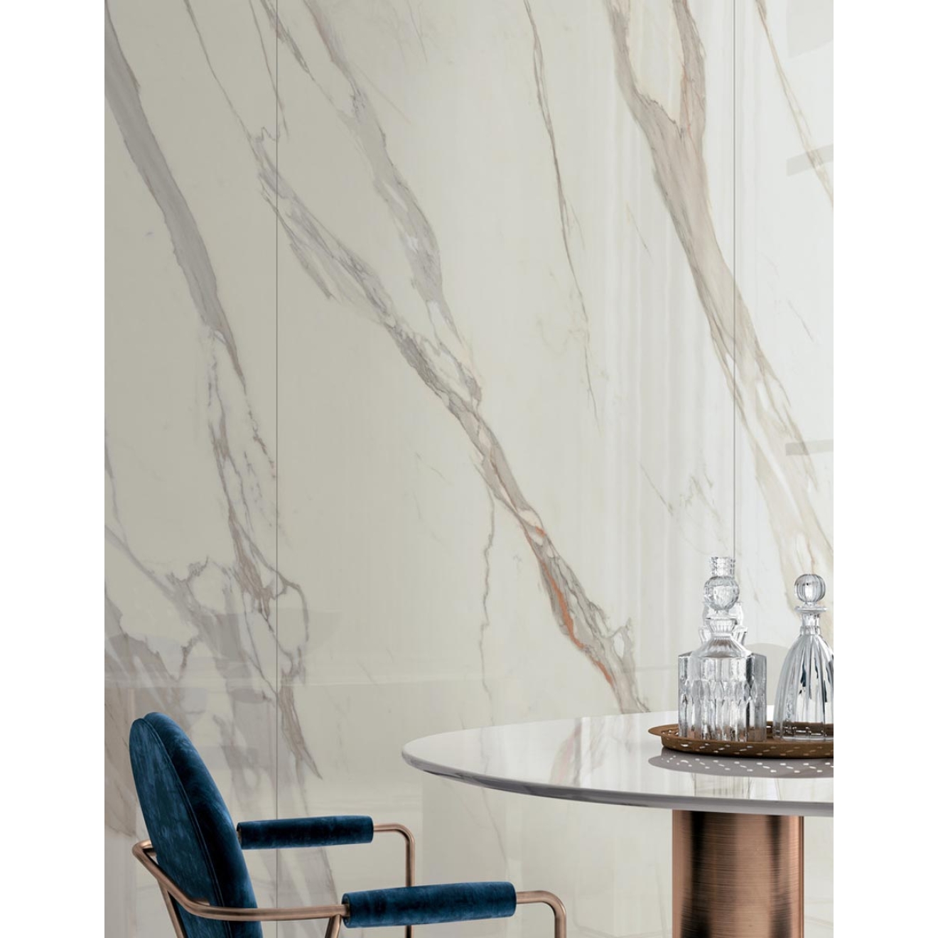 Mirage Cosmopolitan Calacatta Gold Natural Boden- und Wandfliese 60x120 cm