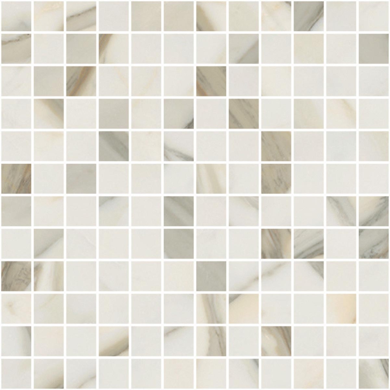 Mosaik Mirage Cosmopolitan in der Farbe Calacatta Gold