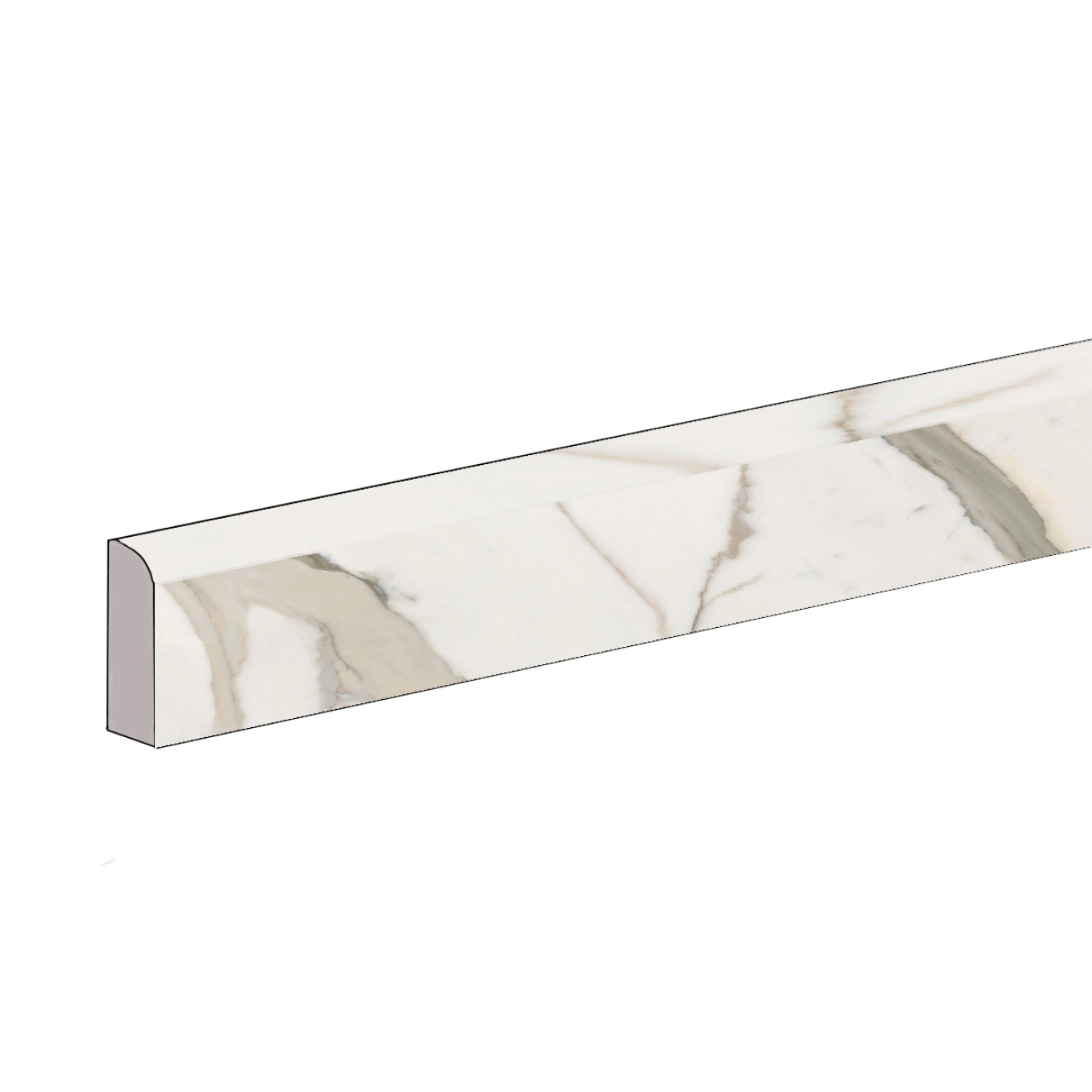 Sockel Mirage Cosmopolitan in der Farbe Calacatta Gold