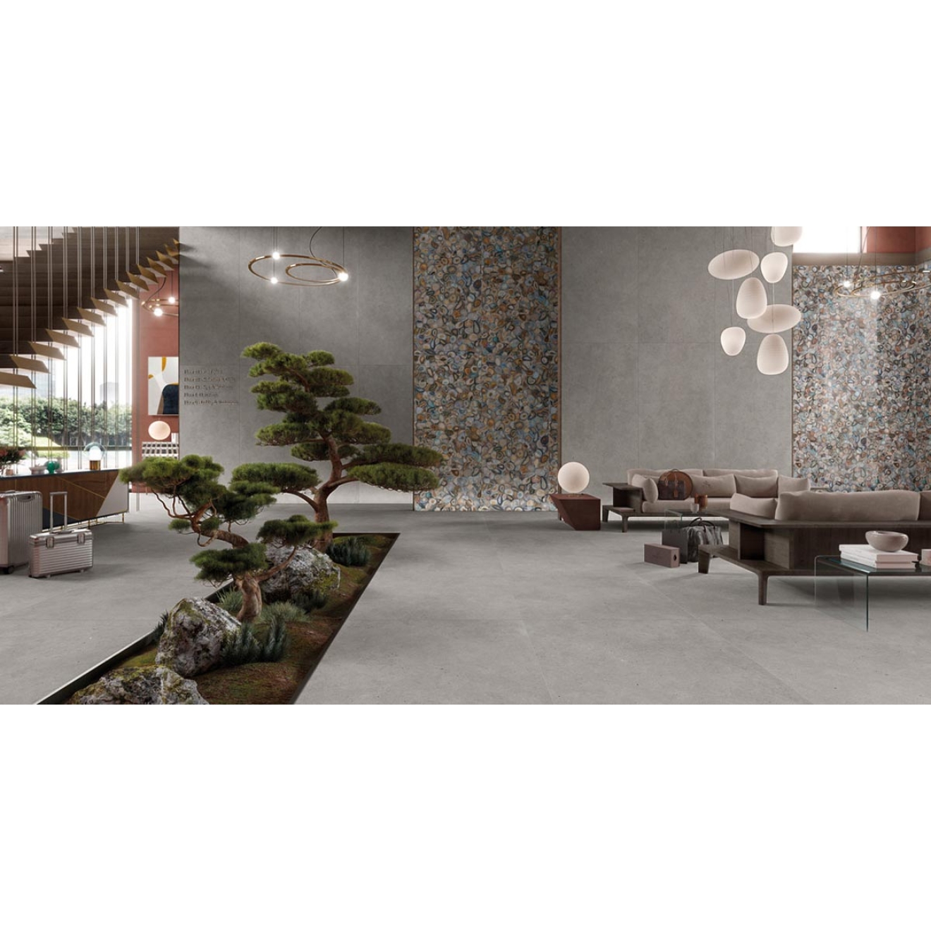 Mirage Elysian Gris Catalan EY 04 NAT Boden- und Wandfliese 60x60 cm