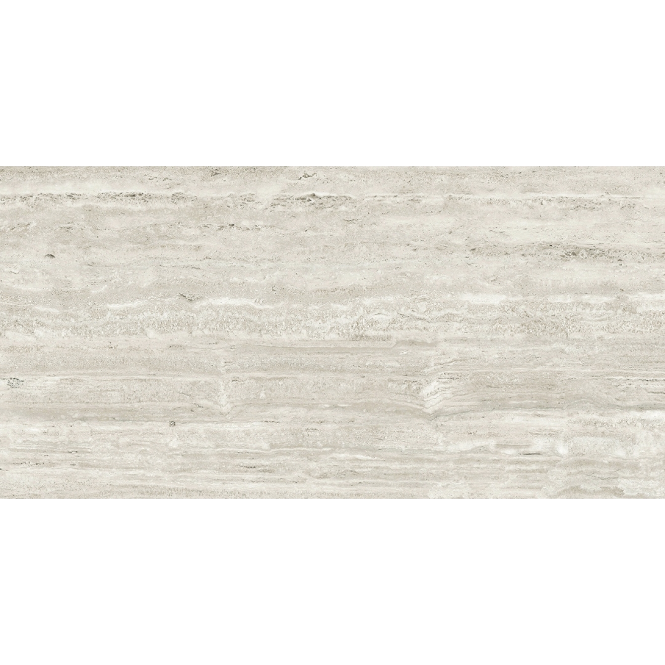 Terrassenplatte Mirage Elysian Travertini in der Farbe Misty