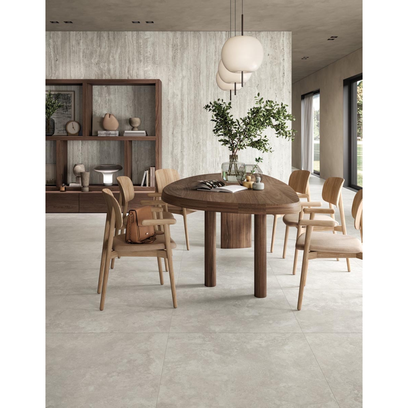 Mirage Elysian Travertini Misty Natural Boden- und Wandfliese 60x60 cm