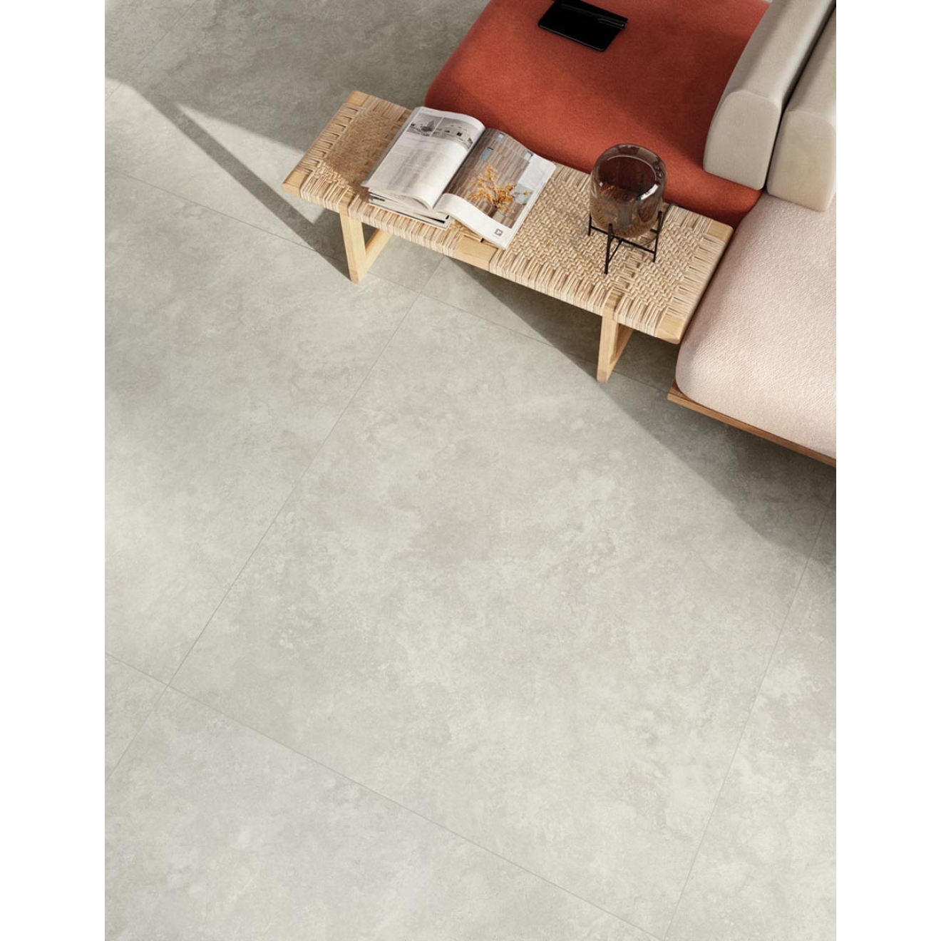 Mirage Elysian Travertini Misty Natural Boden- und Wandfliese 60x60 cm